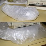 Bottle wrapped in bubble wrapF-3